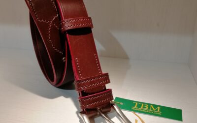 Bespoke, handmade, full grain English leather belts