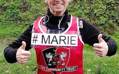 TBM’s Marie runs London Marathon in Exeter for local charity